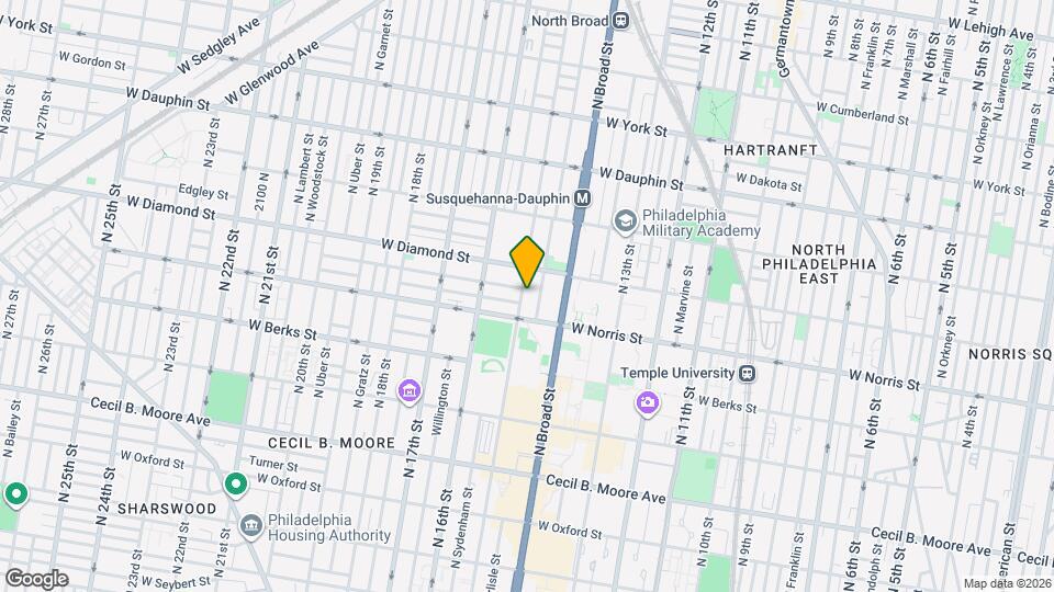 2027 N 15th St Map and Location Details