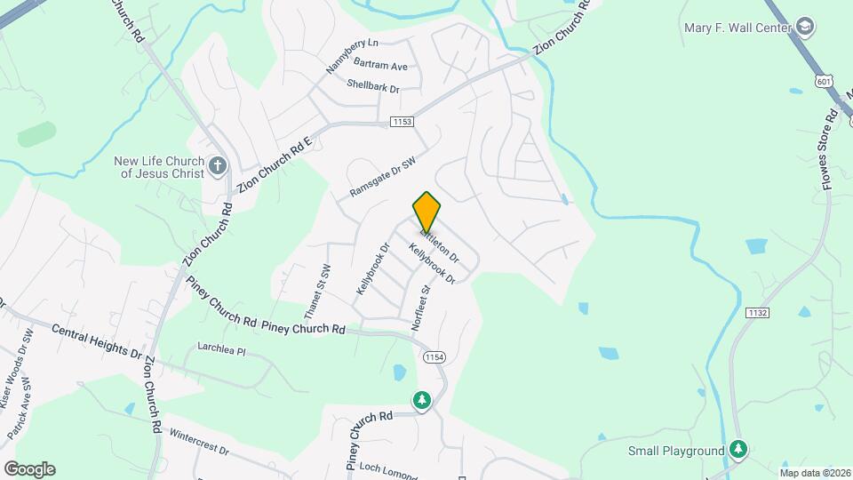 834 Littleton Dr Mapa y Detalles de la Ubicación