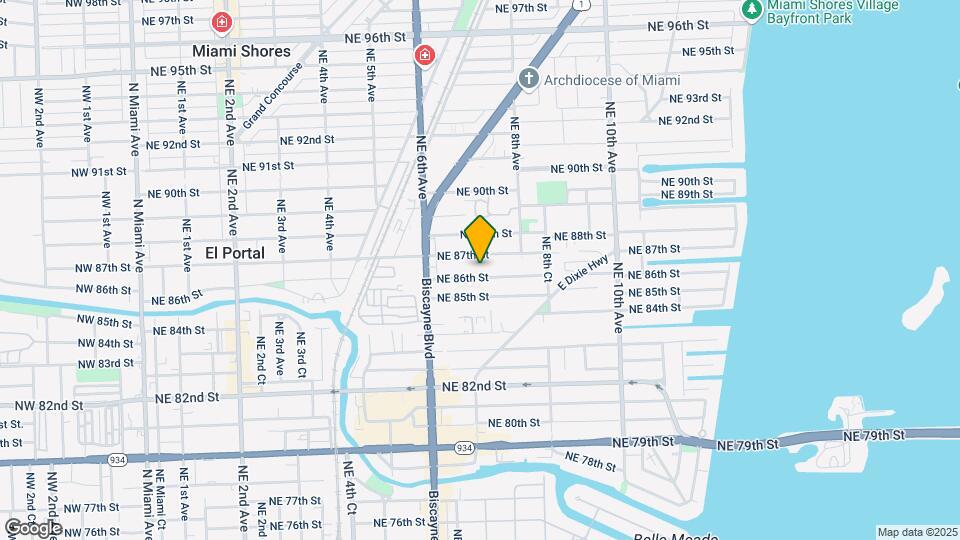 701 NE 86th St Map and Location Details