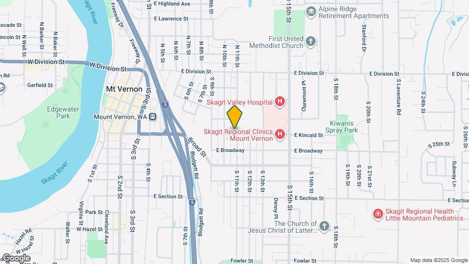 1025 E Kincaid St Map and Location Details