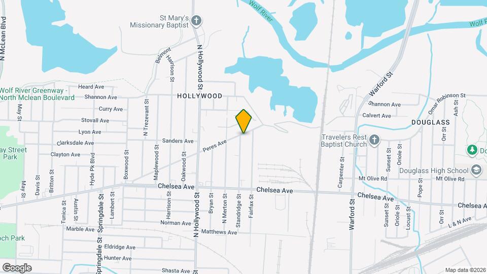1540 Standridge St Map and Location Details