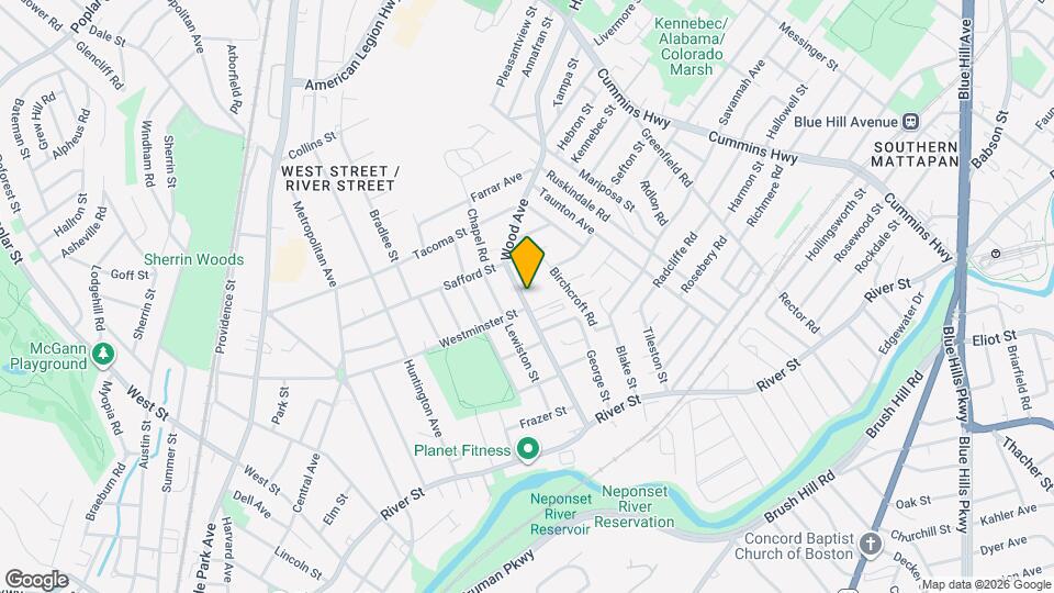 218 Wood Ave Map and Location Details