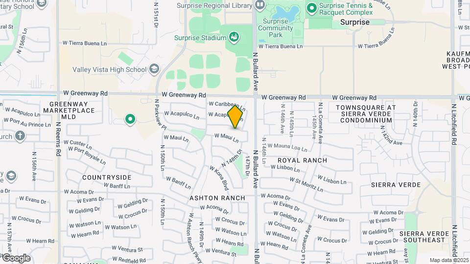 14809 W Port Au Prince Ln Map and Location Details