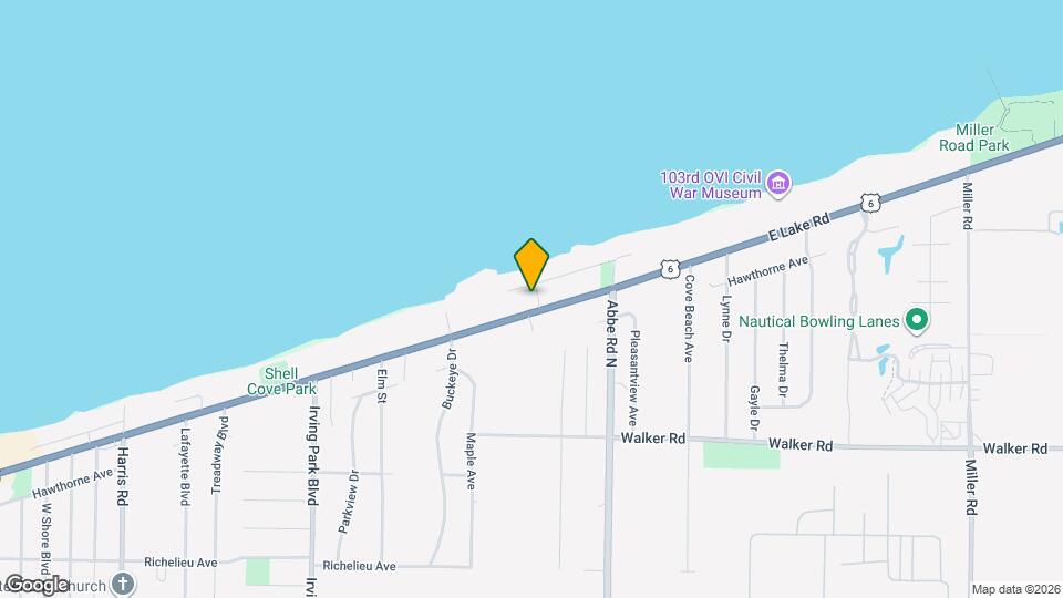 5165 E Lake Rd, Unit Apt D Map and Location Details