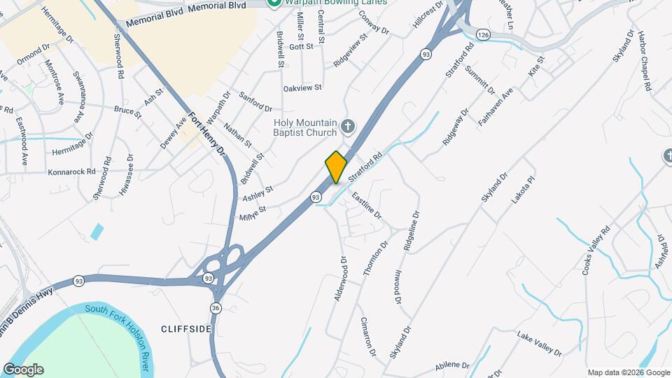 1405 Stratford Rd Mapa y Detalles de la Ubicación