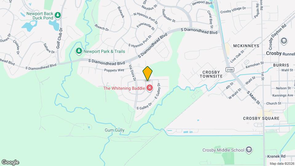 15722 E Astern Dr Map and Location Details