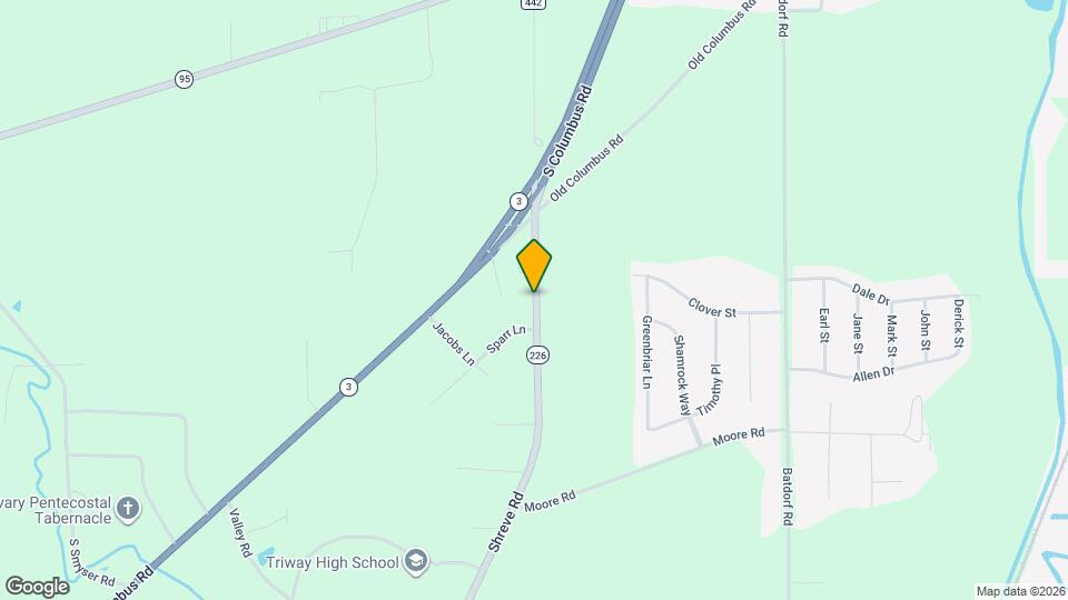 2485 Shreve Rd Map and Location Details