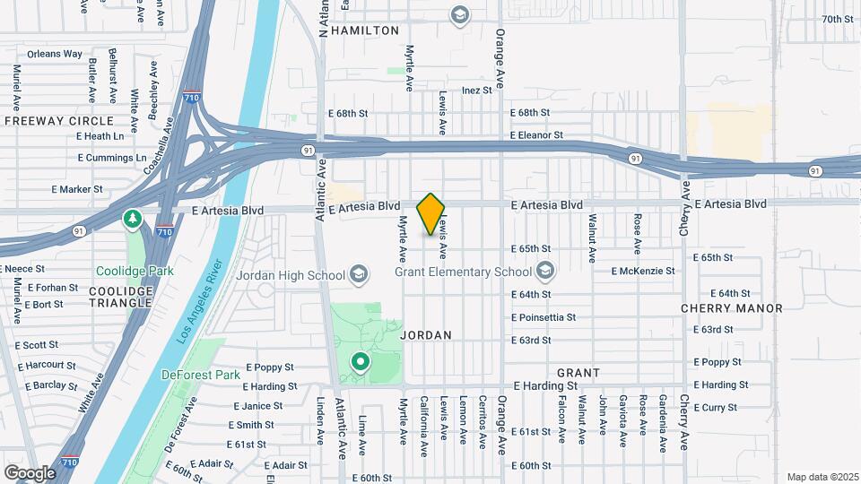 6516 California Ave Map and Location Details