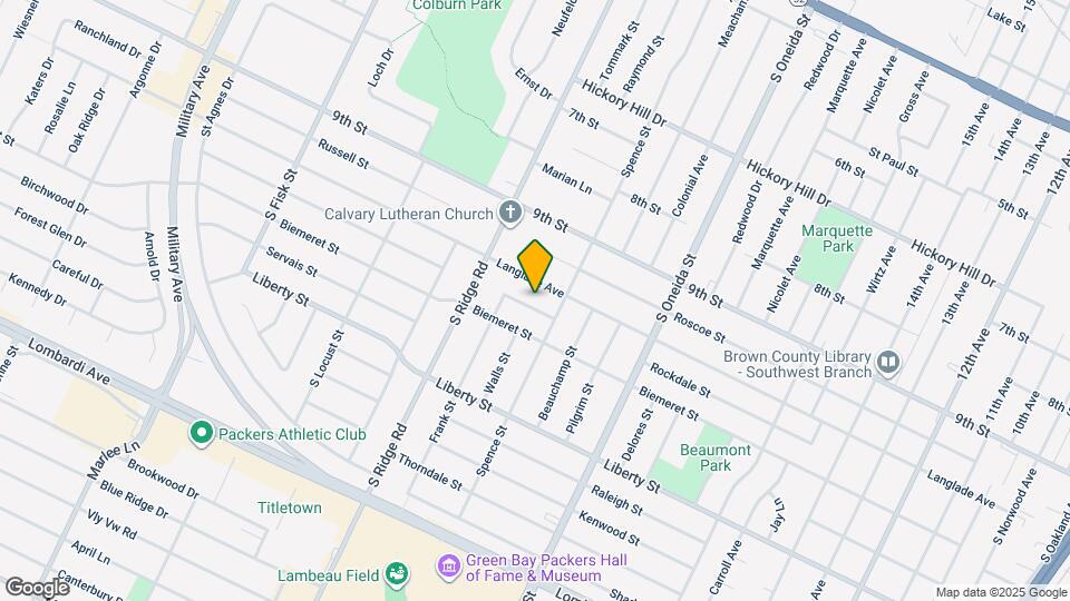 1254 Rockdale St Map and Location Details