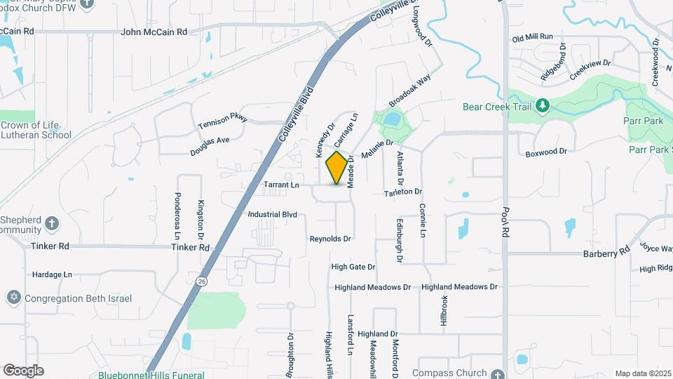 2101 Tarrant Ln Map and Location Details