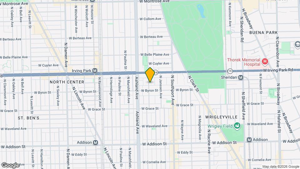 3919 N Greenview Ave, Unit 2F Mapa y Detalles de la Ubicación