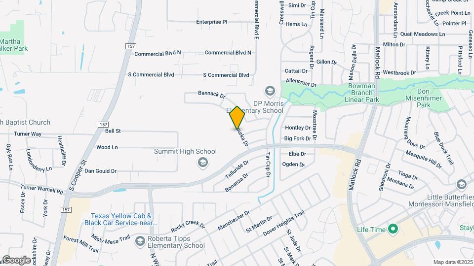 1002 Mazourka Dr Map and Location Details
