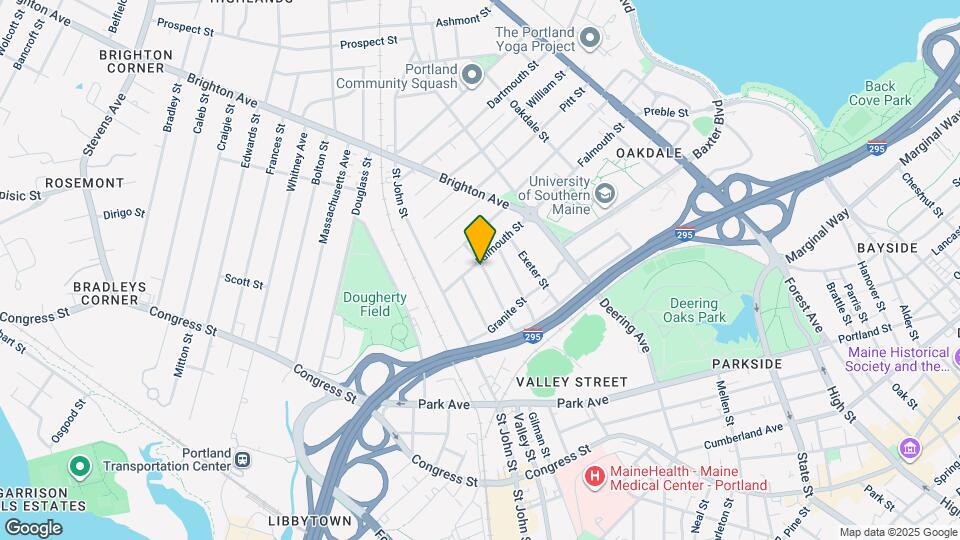 194 Falmouth St, Unit #1 Map and Location Details