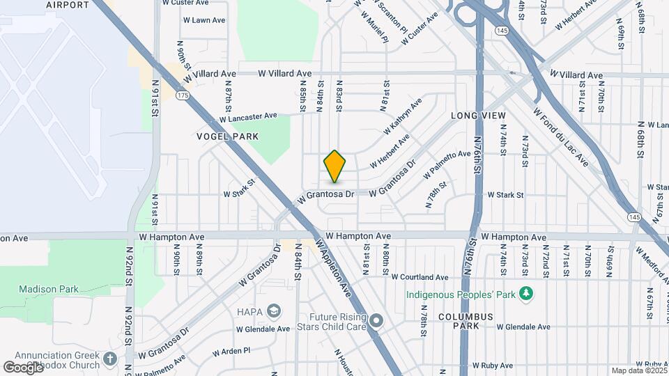 8244 W Grantosa Dr Map and Location Details