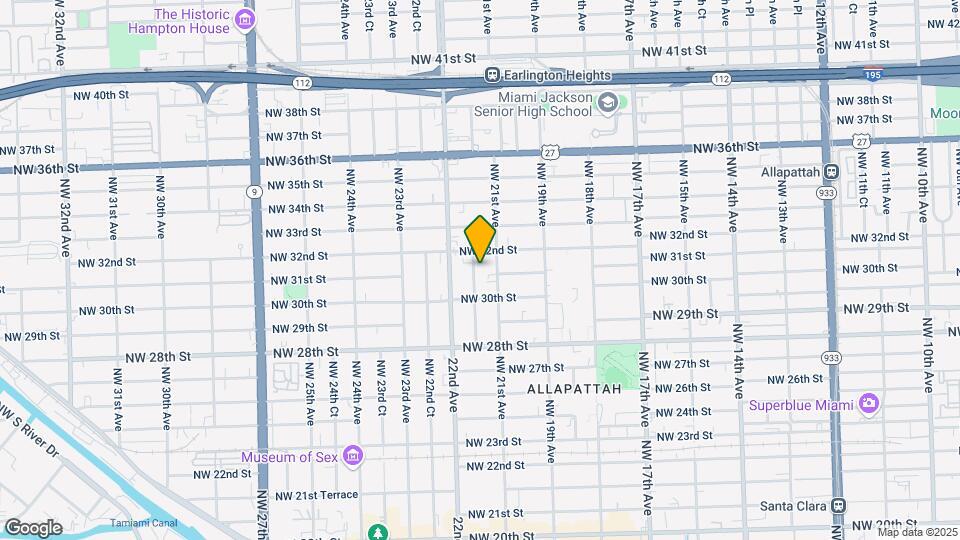 3109 NW 21st Ct Map and Location Details