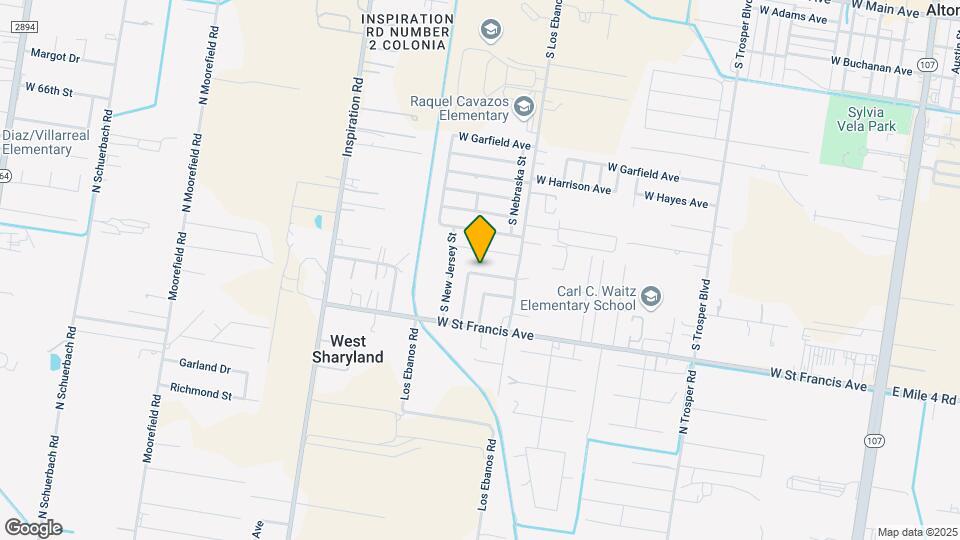 1611 W Bella Vista Ave Mapa y Detalles de la Ubicación