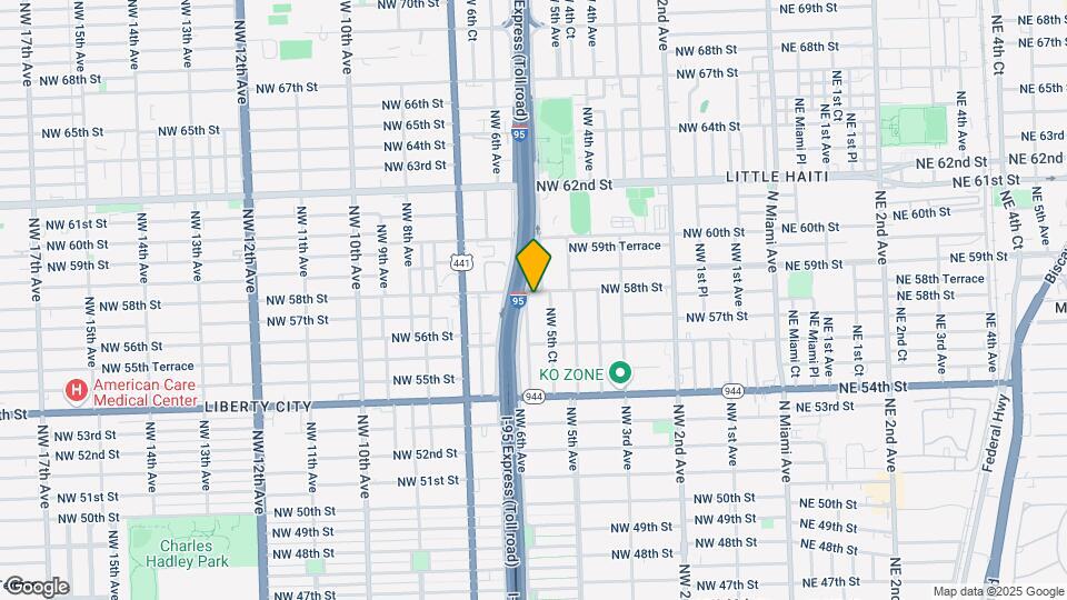 5753 NW 6th Ave Map and Location Details