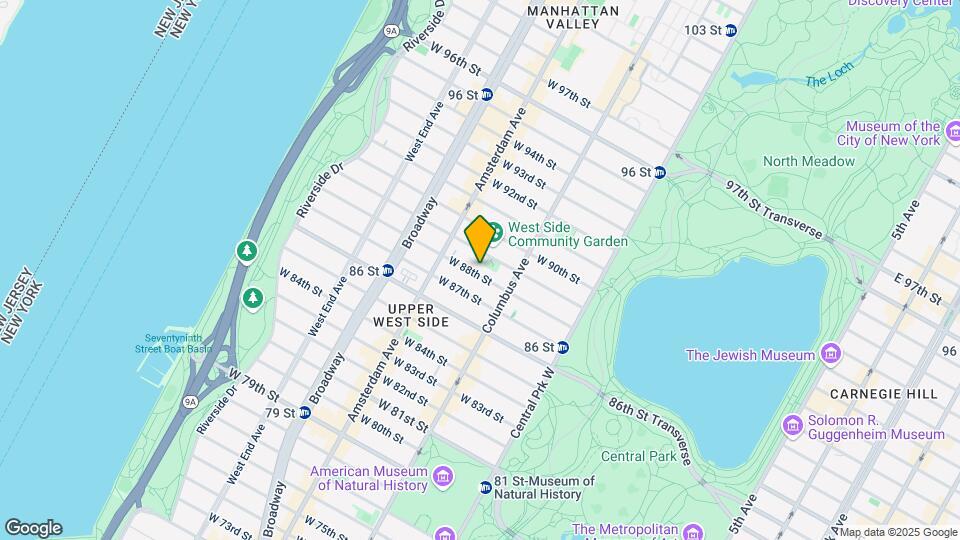 129 W 88th St Mapa y Detalles de la Ubicación