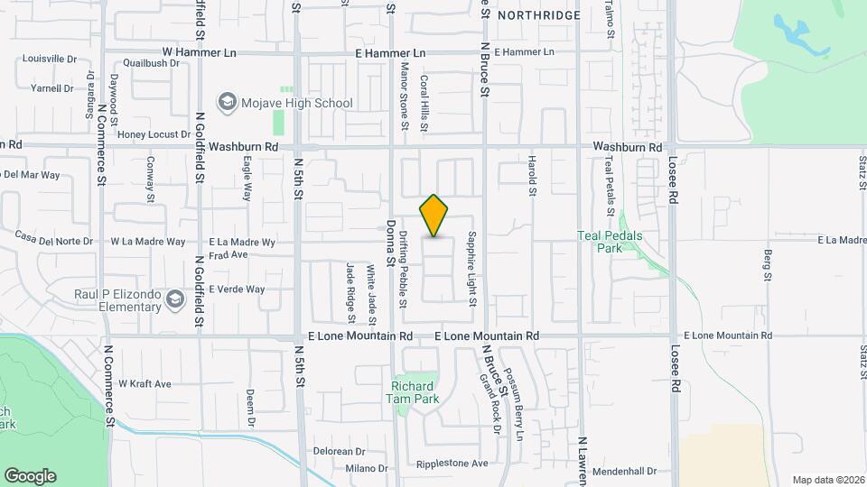 1021 Cliffbrook Hedge Ave Mapa y Detalles de la Ubicación