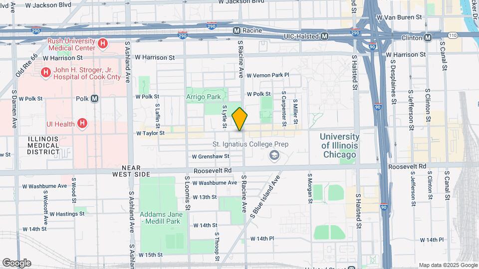 1002 S Racine Ave Map and Location Details