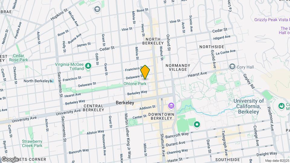 2015 Hearst Ave Map and Location Details