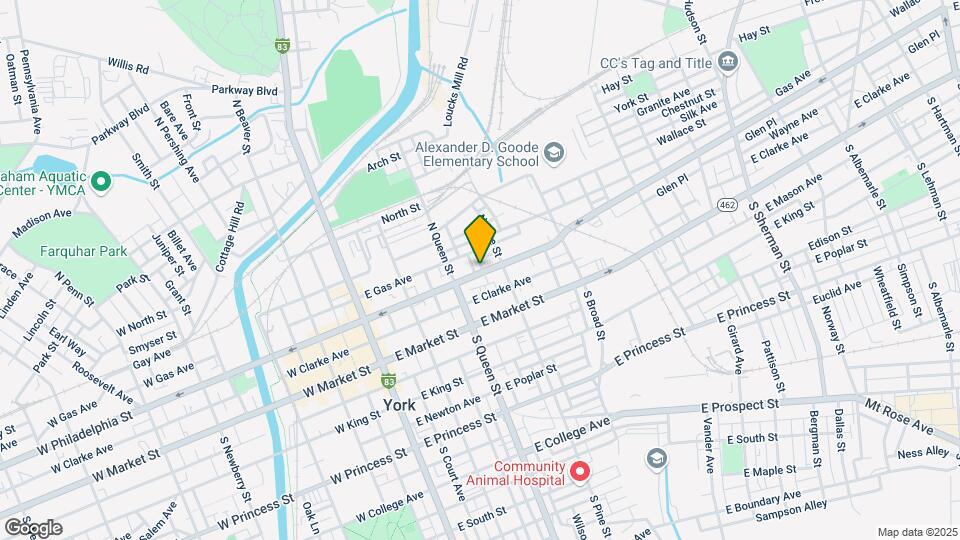 233 E Philadelphia St Map and Location Details