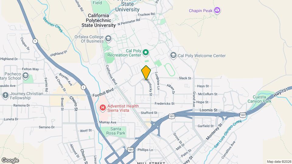 167 Kentucky St Map and Location Details