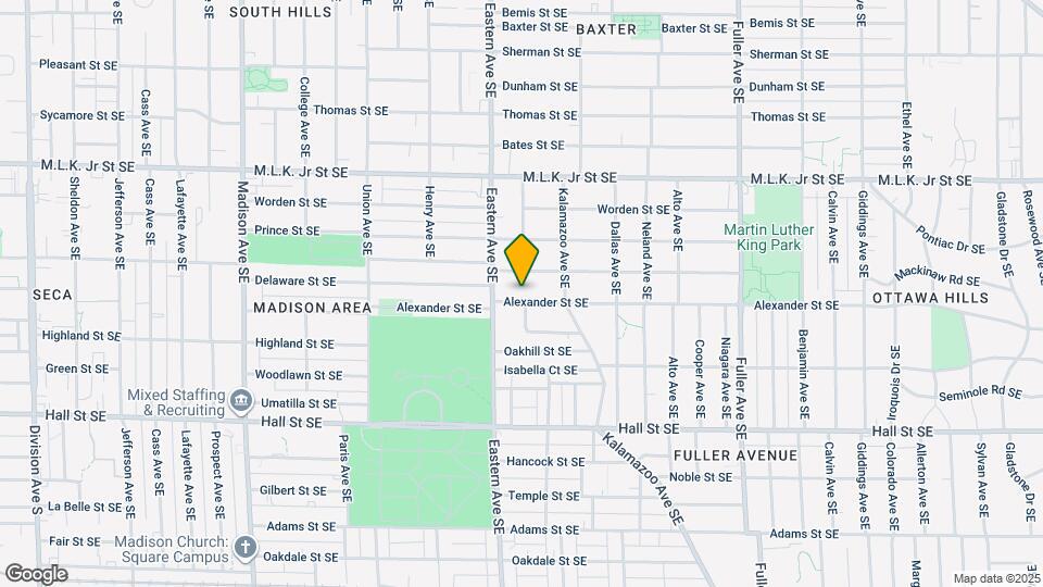 825 Alexander St SE Mapa y Detalles de la Ubicación