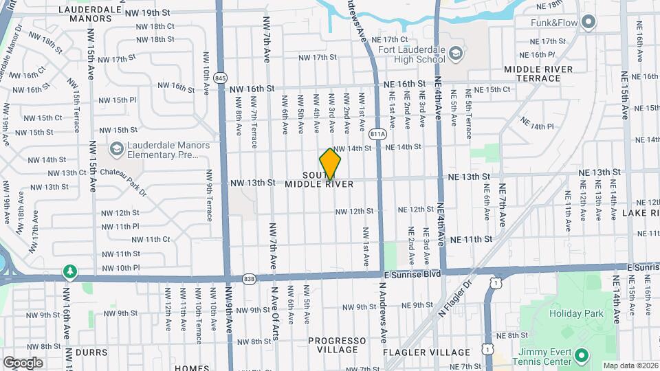 1243 NW 3rd Ave Mapa y Detalles de la Ubicación