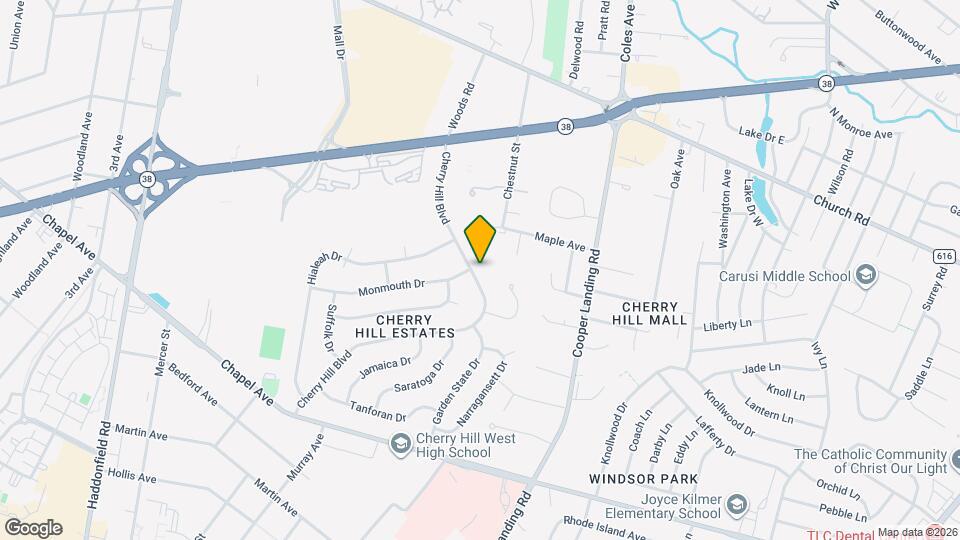 326 Cherry Hill Blvd Map and Location Details