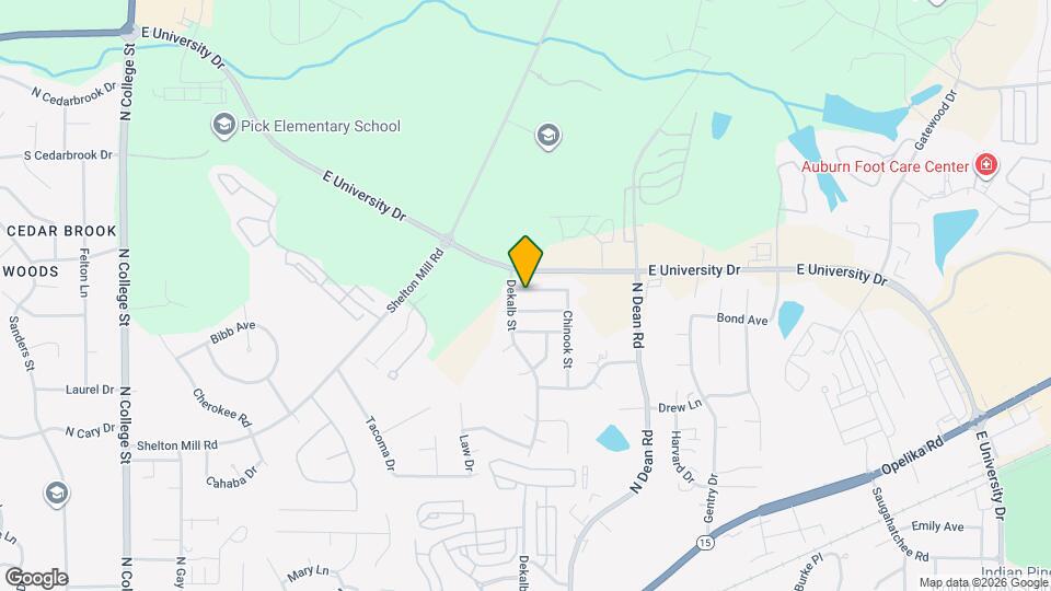 810 Choctaw Ave Map and Location Details