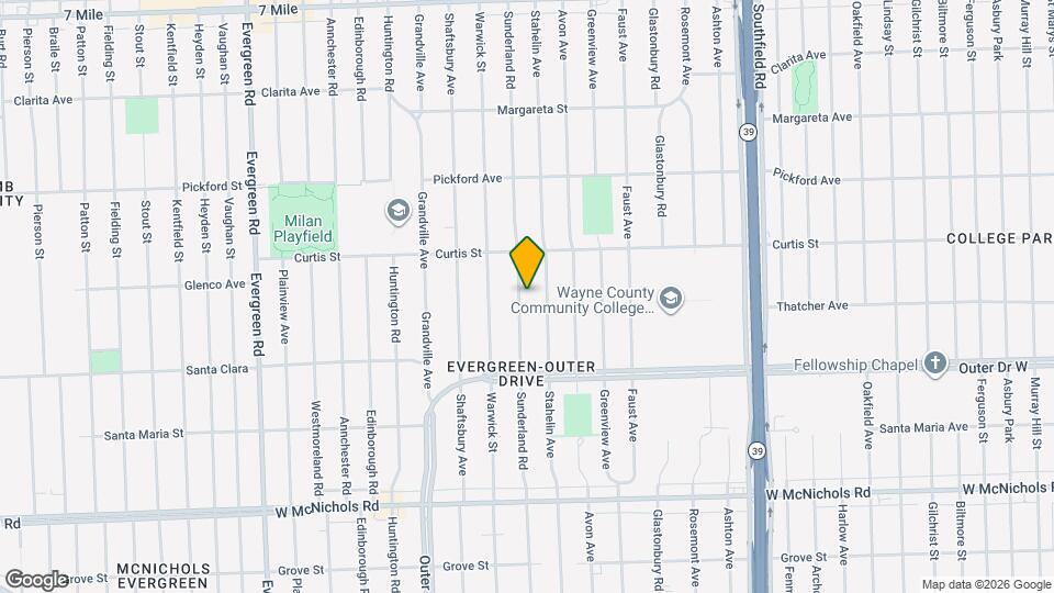 17654 Sunderland Rd Map and Location Details