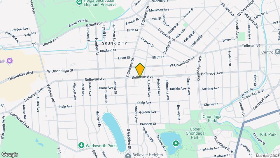 1127 Bellevue Ave Mapa y Detalles de la Ubicación