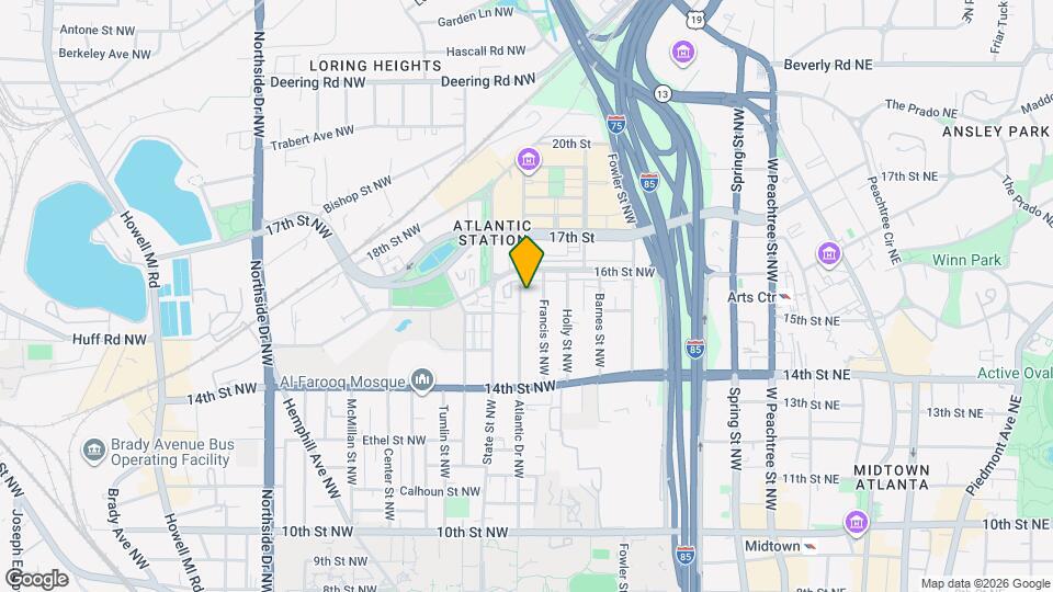 1257 Atlantic Dr NW Map and Location Details