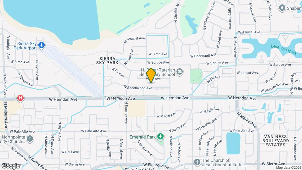 3650 W Beechwood Ave Map and Location Details