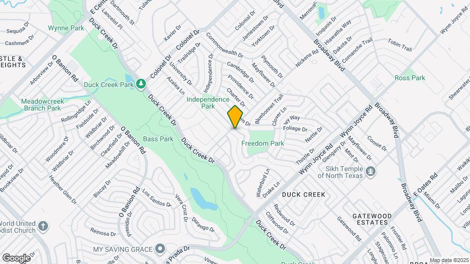 4105 Hartford Dr Map and Location Details