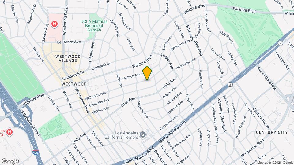 10634 Wellworth Ave Map and Location Details