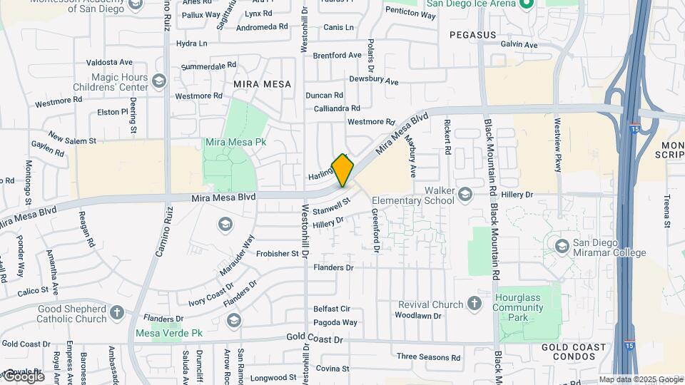 8845 Mira Mesa Blvd Map and Location Details