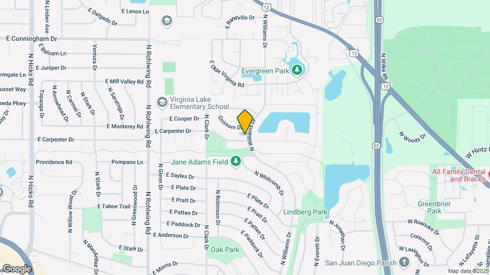 840 N Williams Dr Mapa y Detalles de la Ubicación