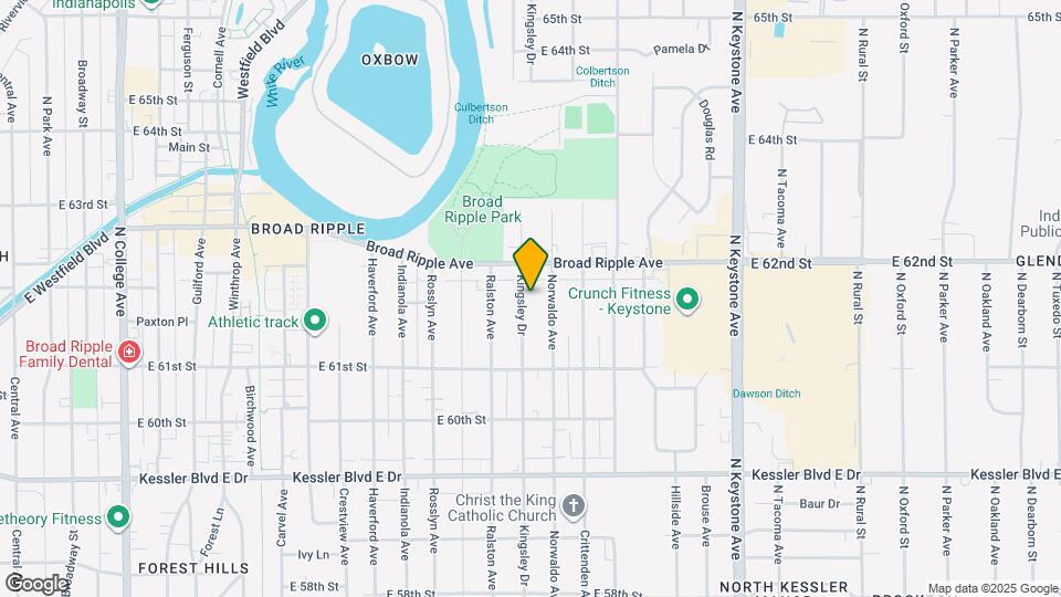 6171 Kingsley Dr Map and Location Details