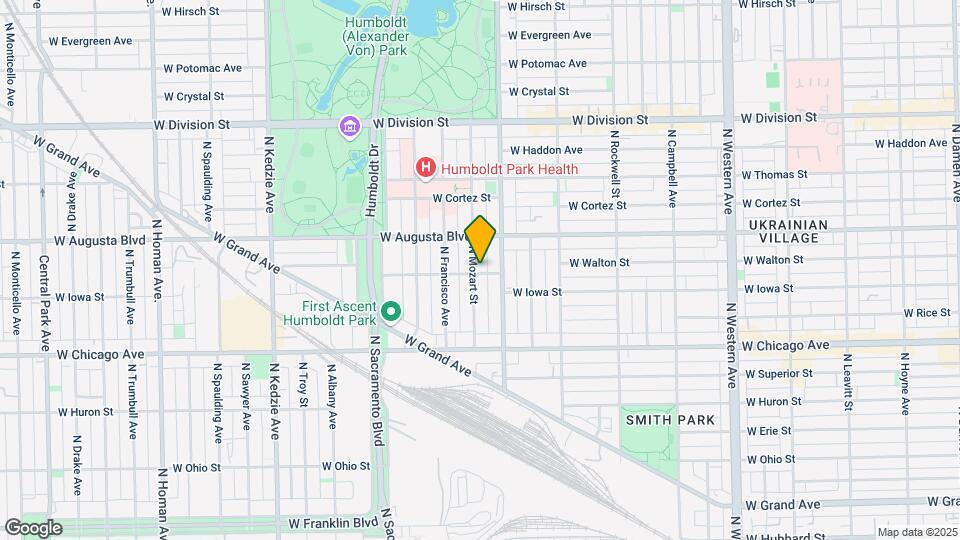 901 N Mozart St-Unit -2DD Map and Location Details