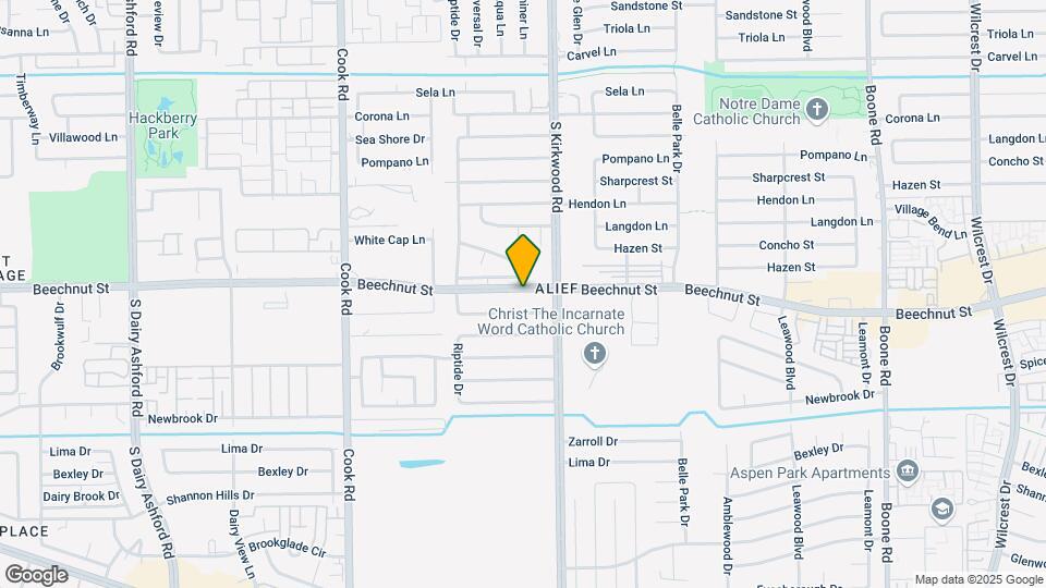 11943 Beechnut St Map and Location Details