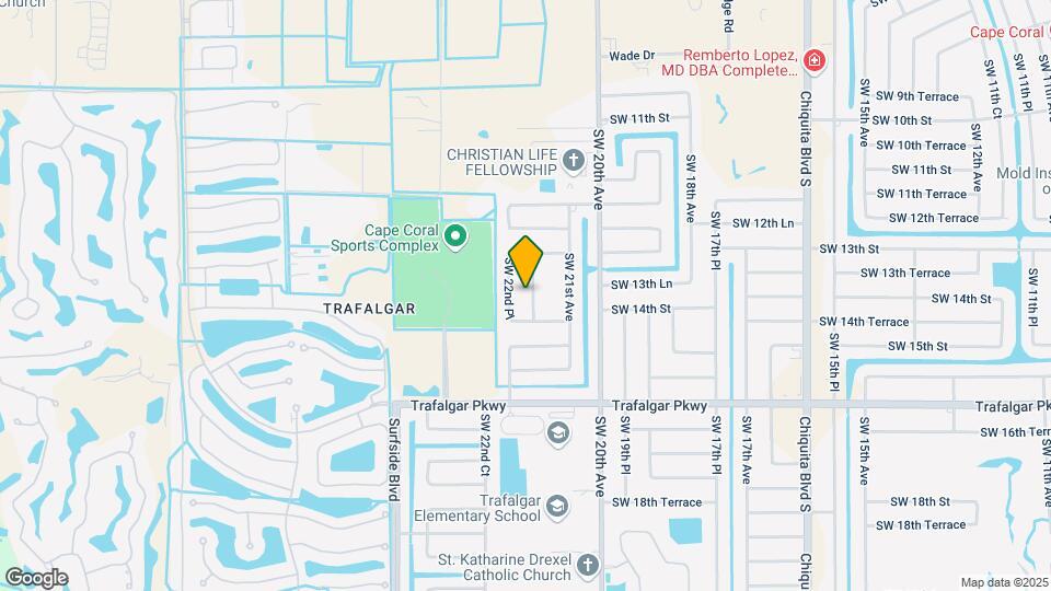 1322 SW 22nd Ave Map and Location Details