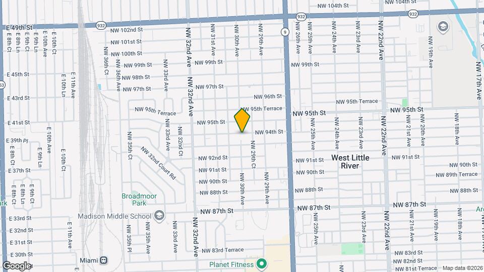 2998 NW 94th St Map and Location Details