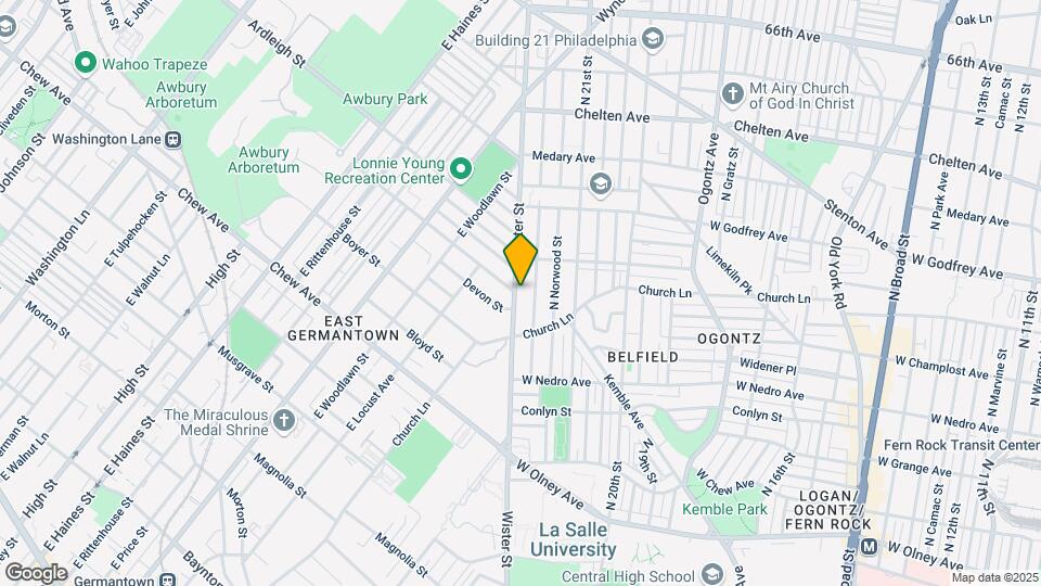 6049 Wister St Mapa y Detalles de la Ubicación