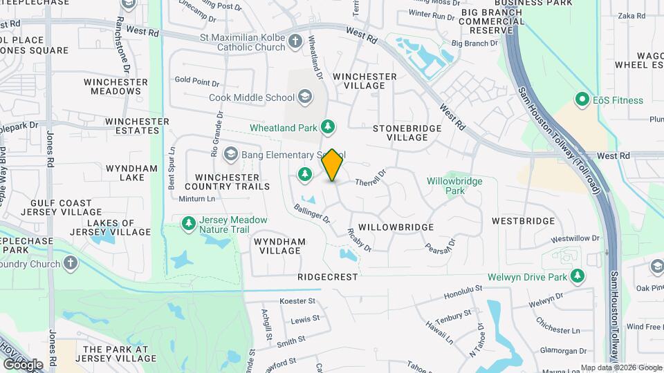 8803 Wheatland Dr Map and Location Details