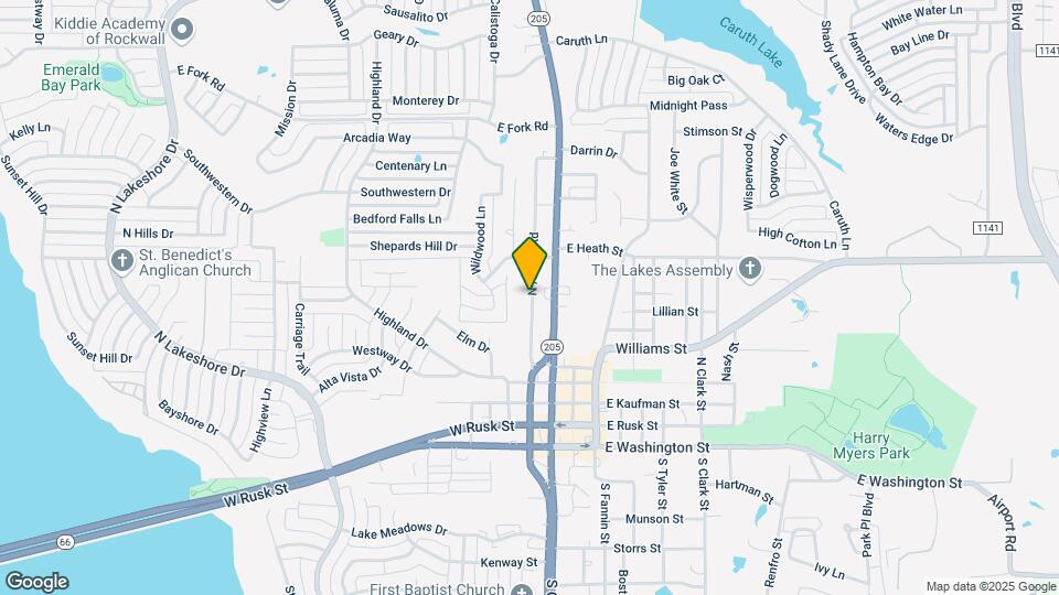 705 N Alamo Rd Map and Location Details