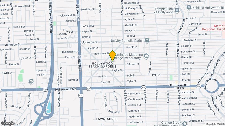 504 N 57th Ave, Unit North Map and Location Details