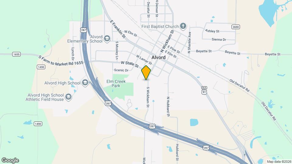 310 S Wickham St Map and Location Details