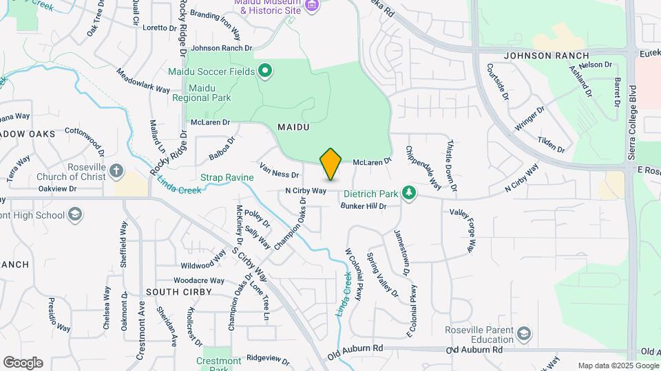 2213 N Cirby Way Map and Location Details